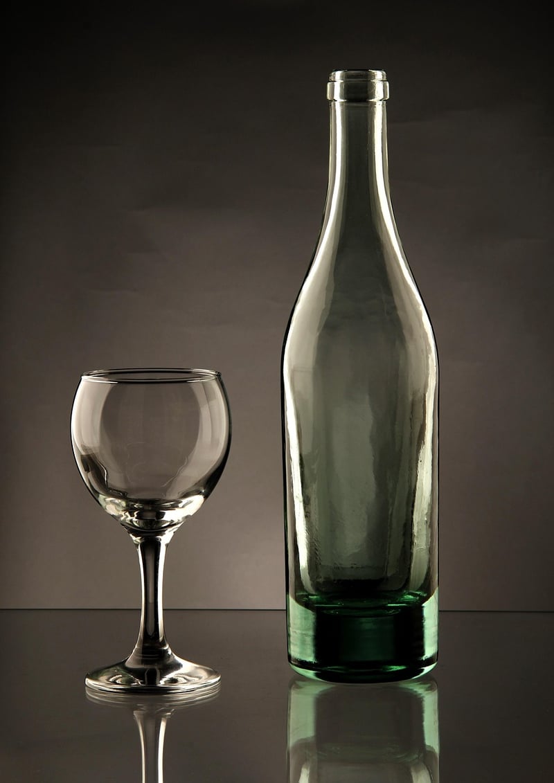 Glass Water Bottle